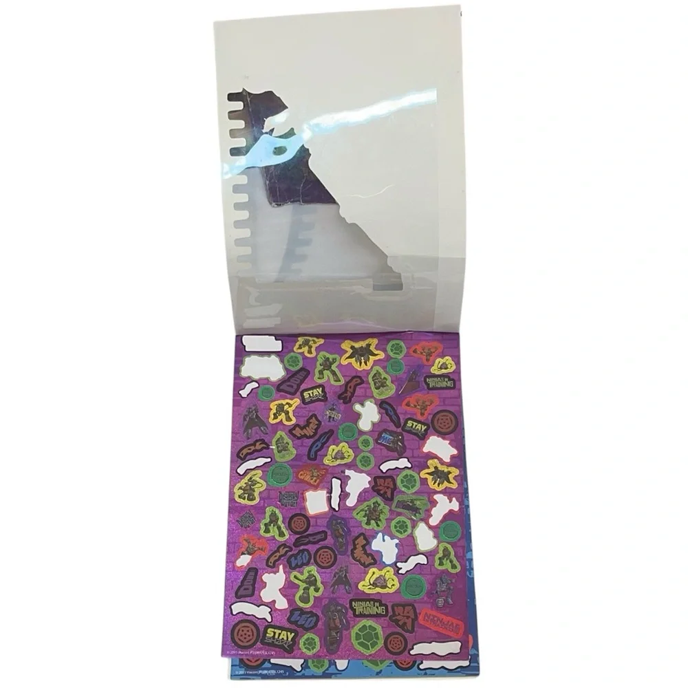 Teenage Mutant Ninja Turtles Activity &‎ Sticker Book Bundle Like New!